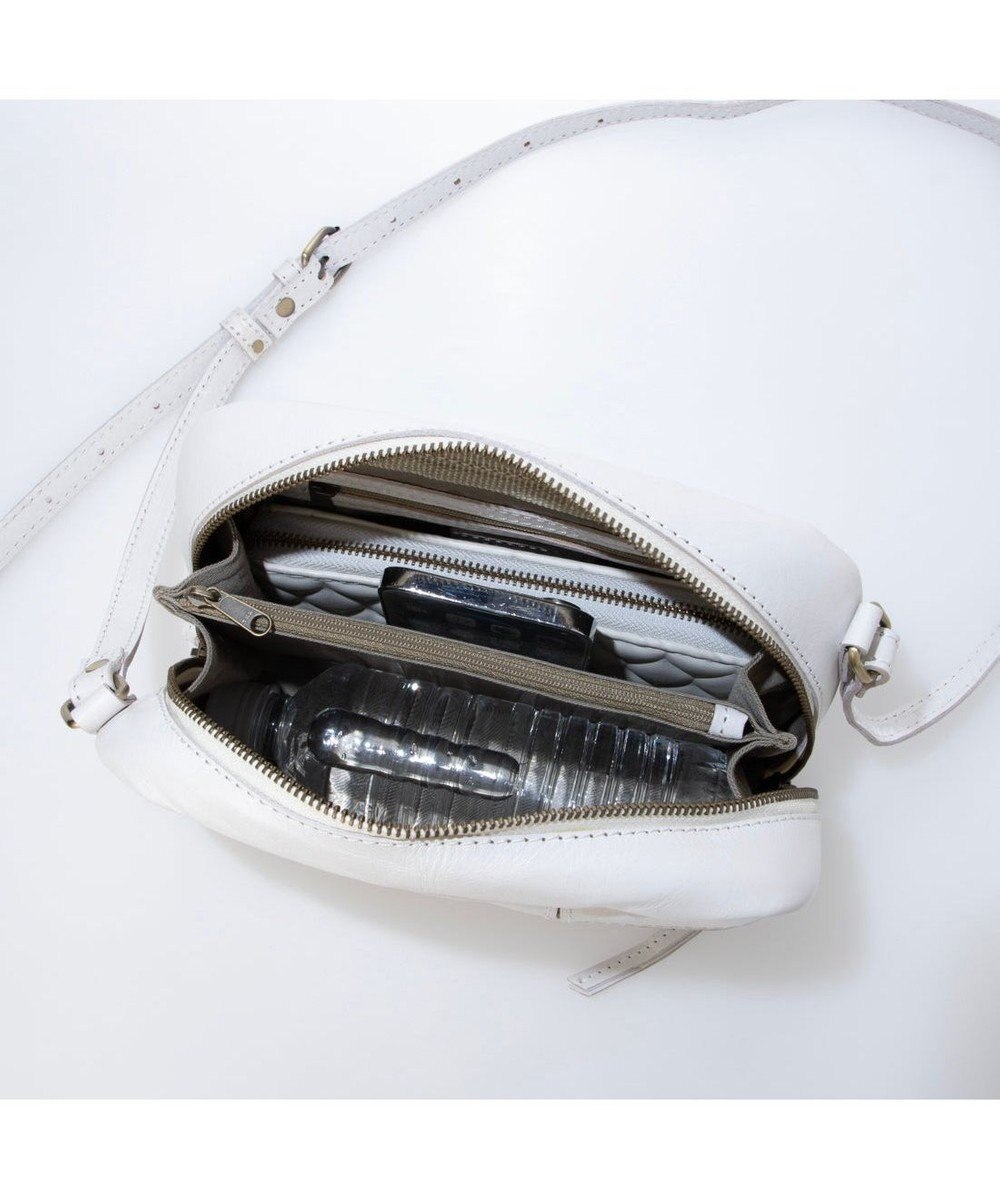 UNBILLION ピークスピーク PEAKSPEAK / 牛革パッチワークスクエアショルダー 