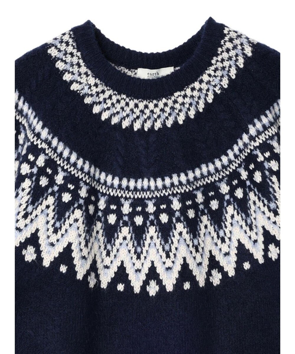 earth music&ecology オーロララメノルディックチュニック 