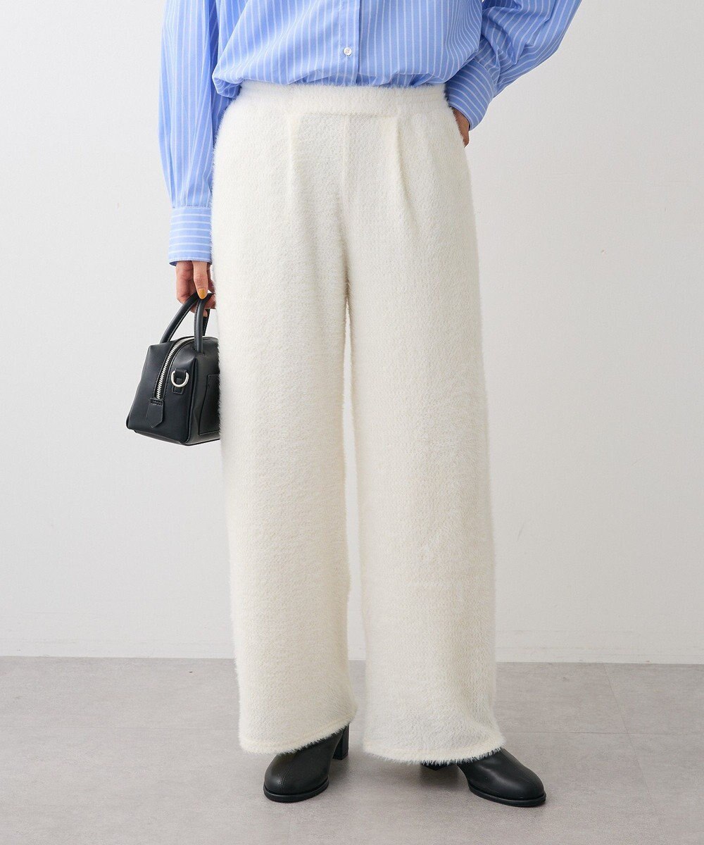 Green Parks フェザーレースジャガードパンツ 