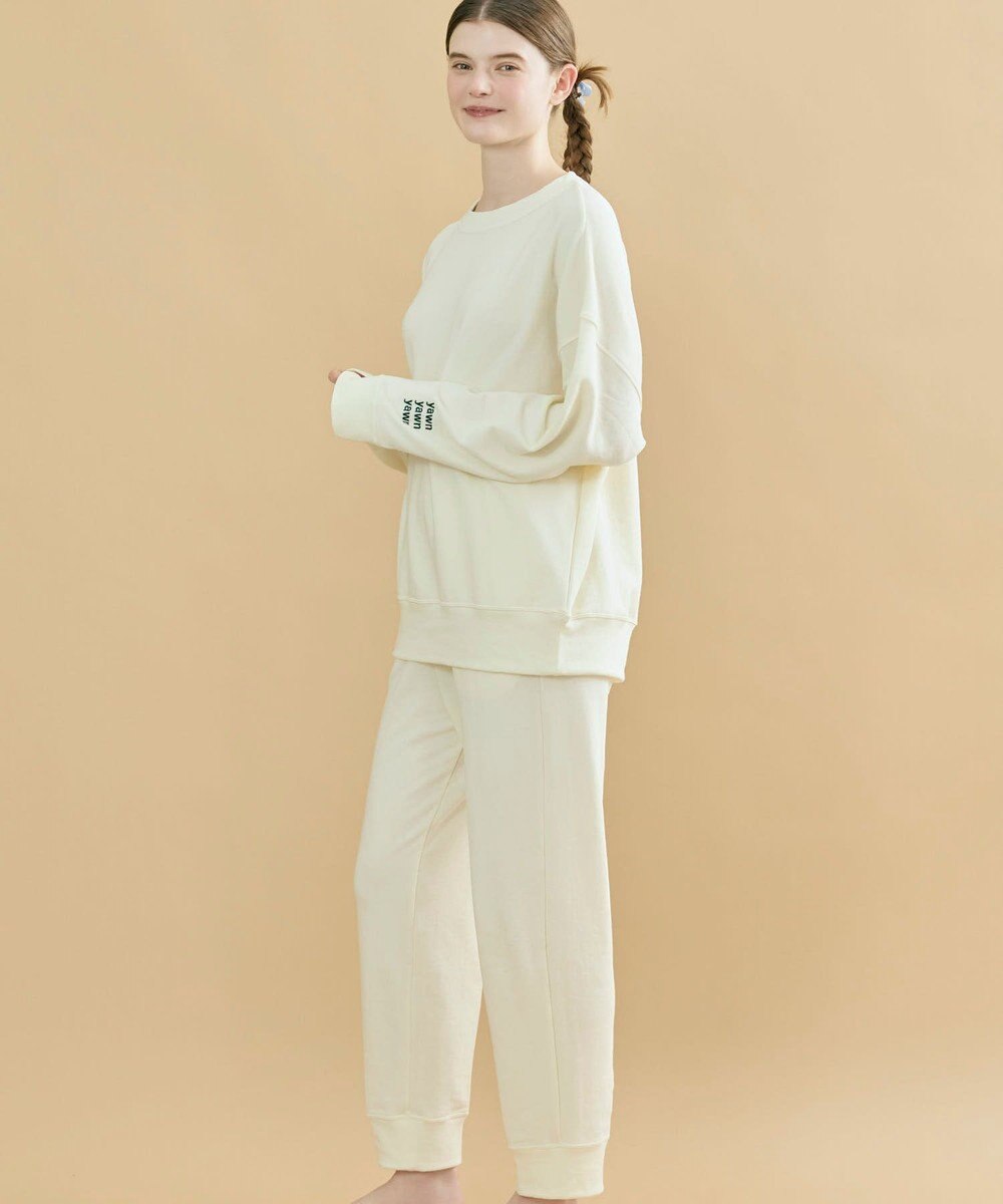 une nana cool 【綿混】あくびのお嬢さんのなめらか裏毛プルオーバー 