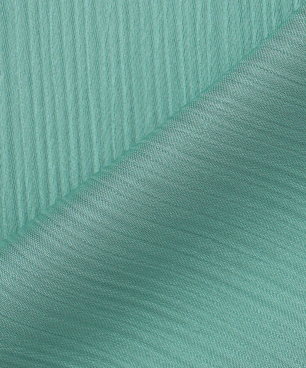 ICB 【接触冷感・洗える】サテンヨウリュウ フレンチスリーブシャツ 