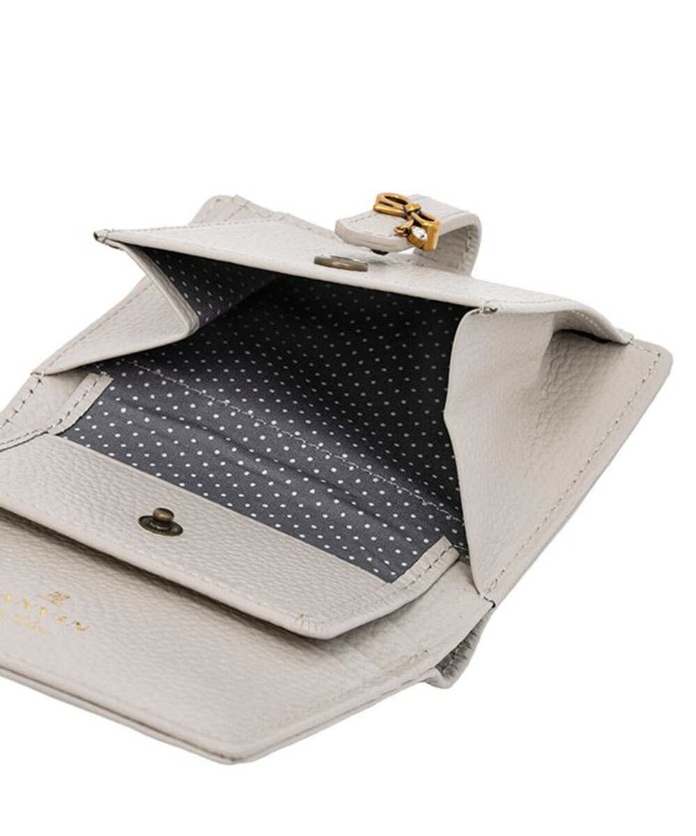 LANVIN en Bleu リュバン コンパクト二つ折り財布 