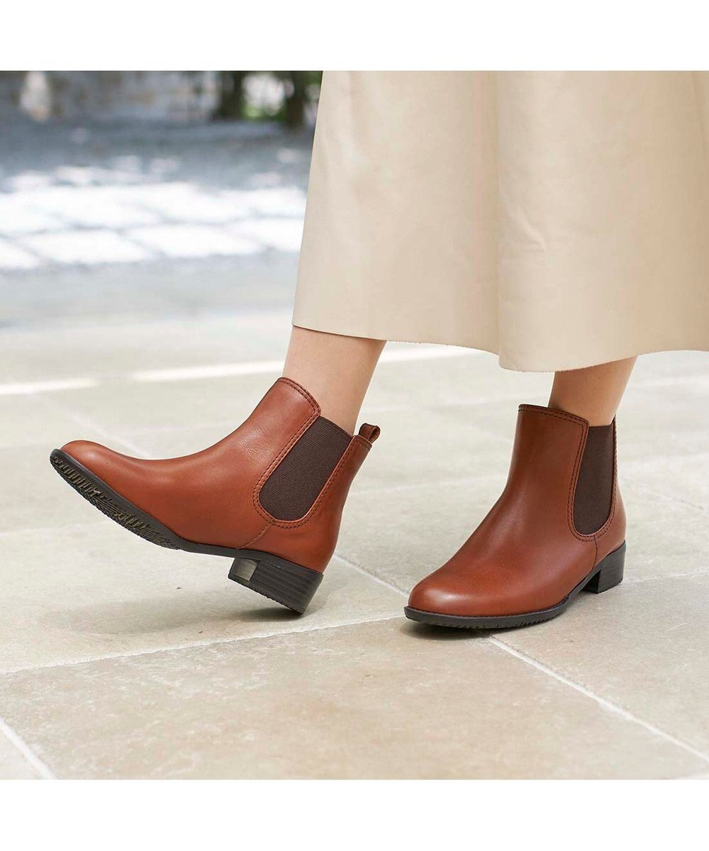 ing <ing>【WEB限定】【サスティナブルシリーズ】サイドゴアショートブーツ 