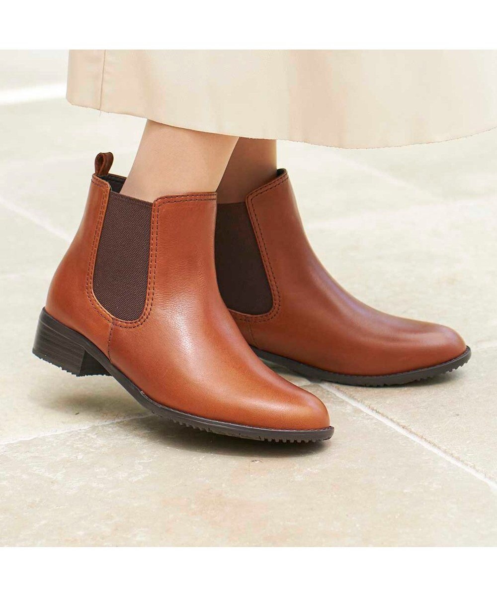 ing <ing>【WEB限定】【サスティナブルシリーズ】サイドゴアショートブーツ 