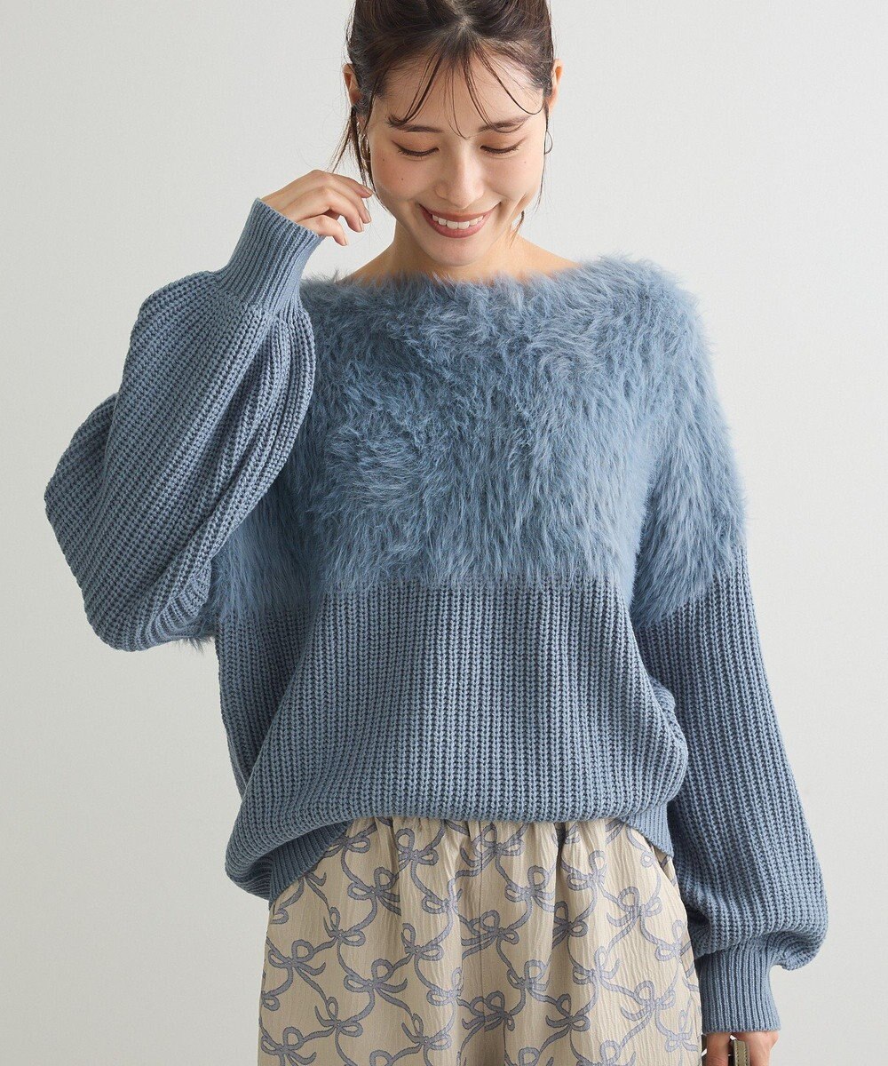 Green Parks ・Ｐｅｔｉｔ　Ｆｌｅｕｒ　シャギーキリカエニット 