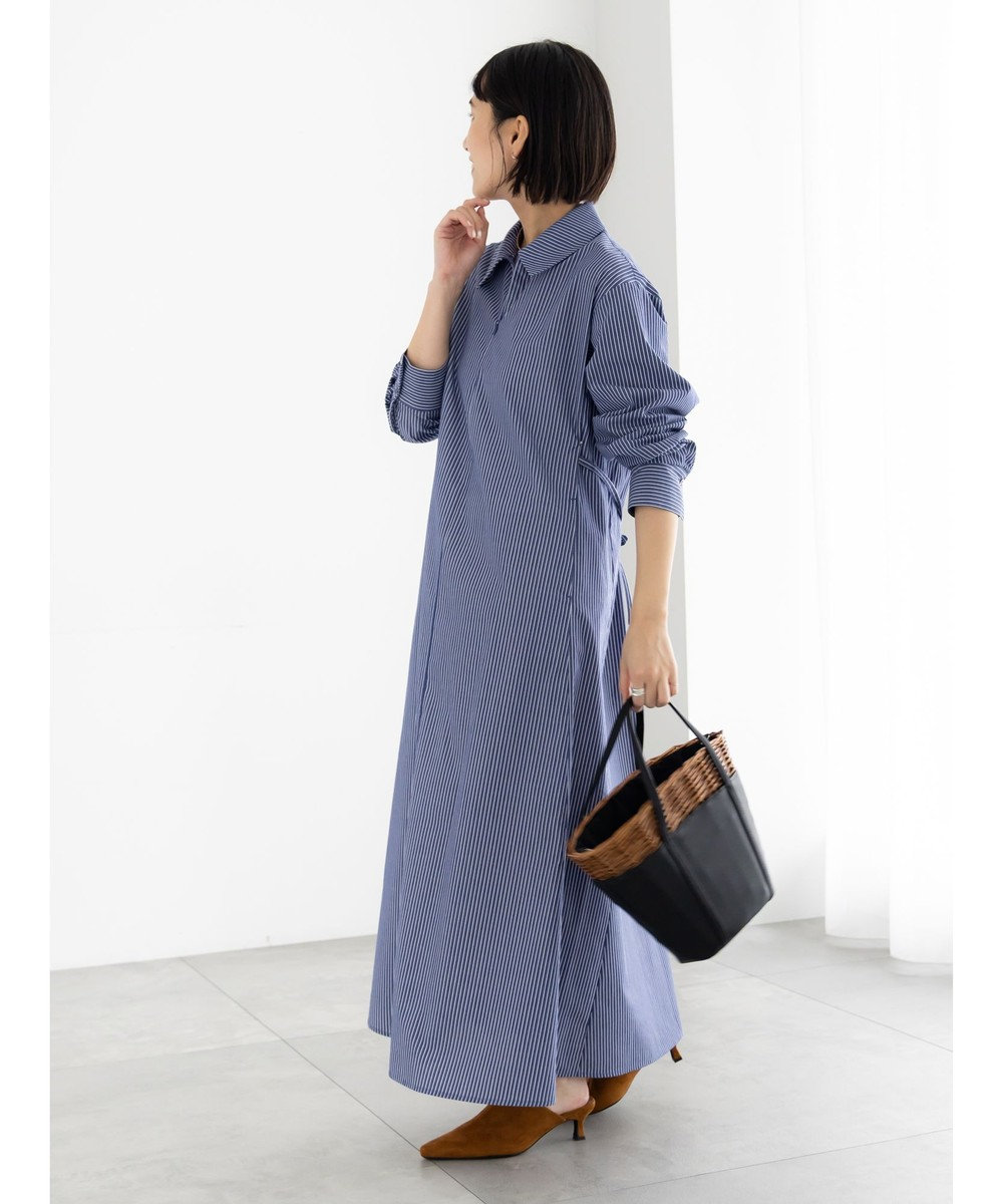 Te chichi サイドホックフロントジップワンピース 