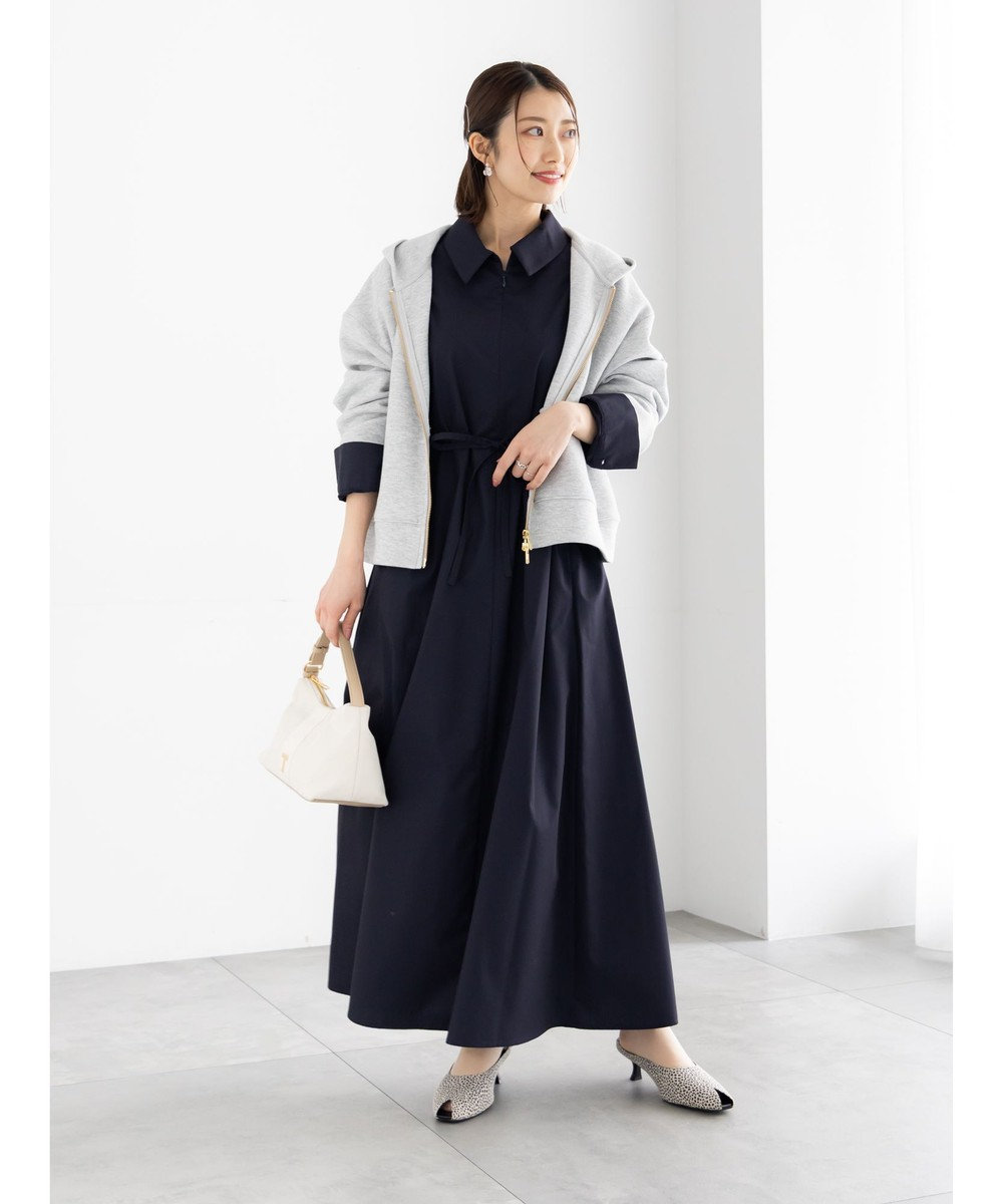 Te chichi サイドホックフロントジップワンピース 