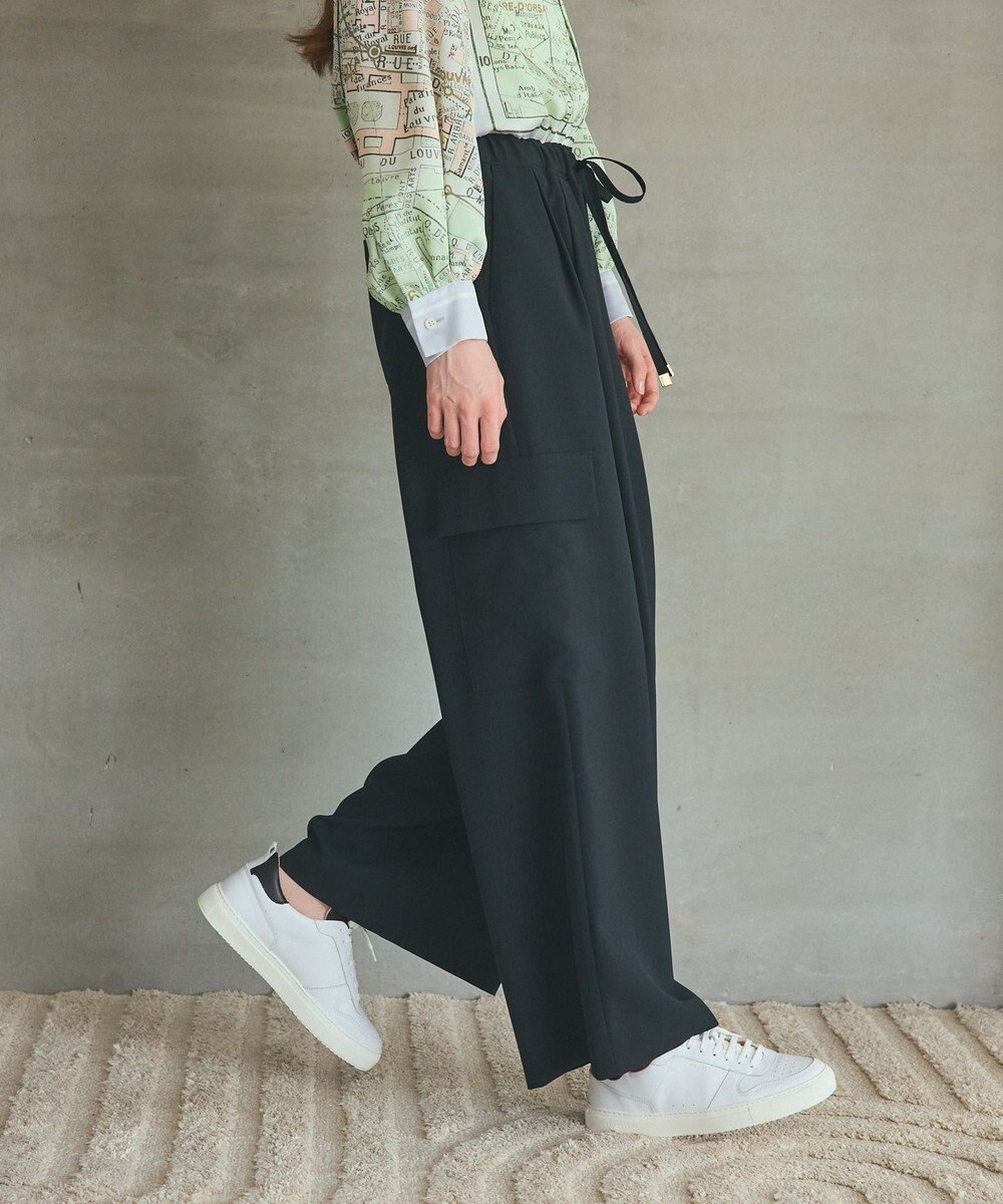 GRACE CONTINENTAL ワイドイージーカーゴパンツ 