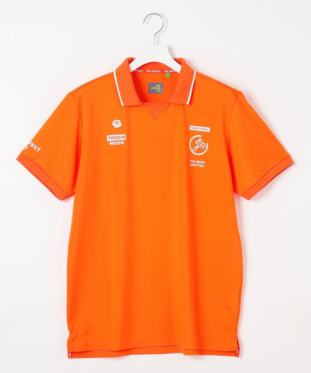 PW CIRCULUS 【MEN】【ストレッチ / UVケア】ガゼット カノコ ポロシャツ 