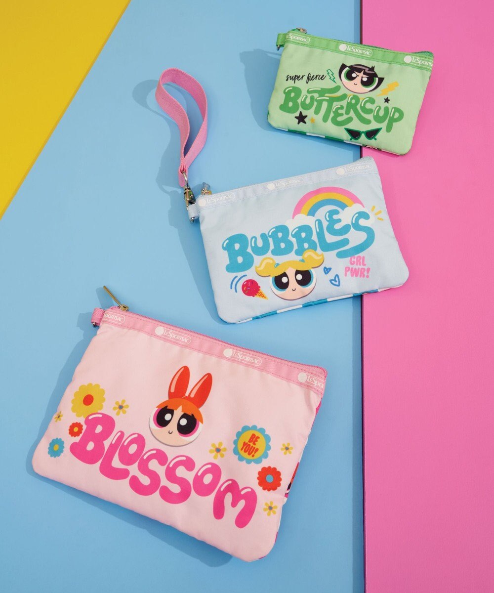 LeSportsac WRISTLET POUCH SET/パワーパフ ガールズリストレット 