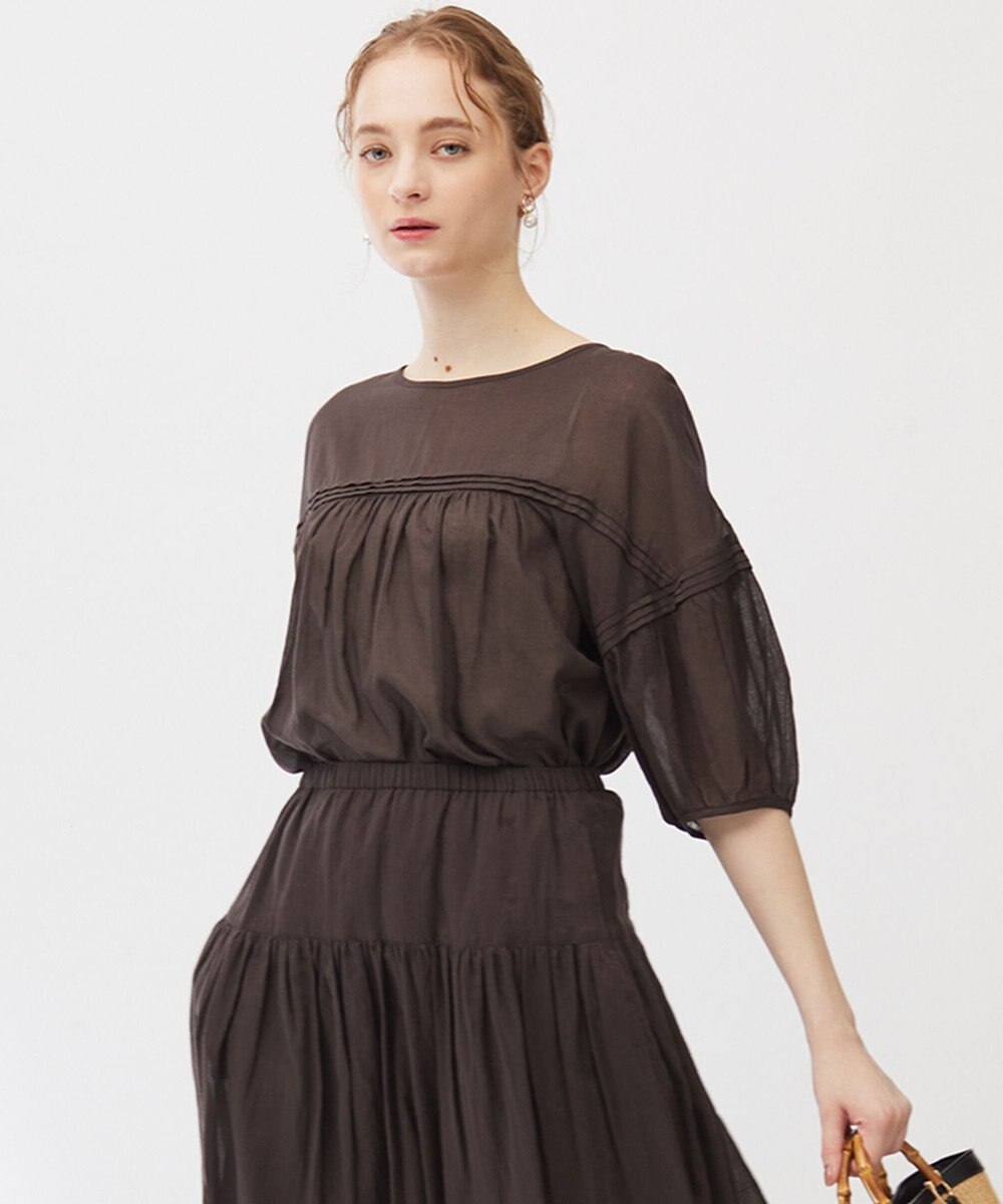 23区 【Indian Factory】コットンボイル ブラウス 