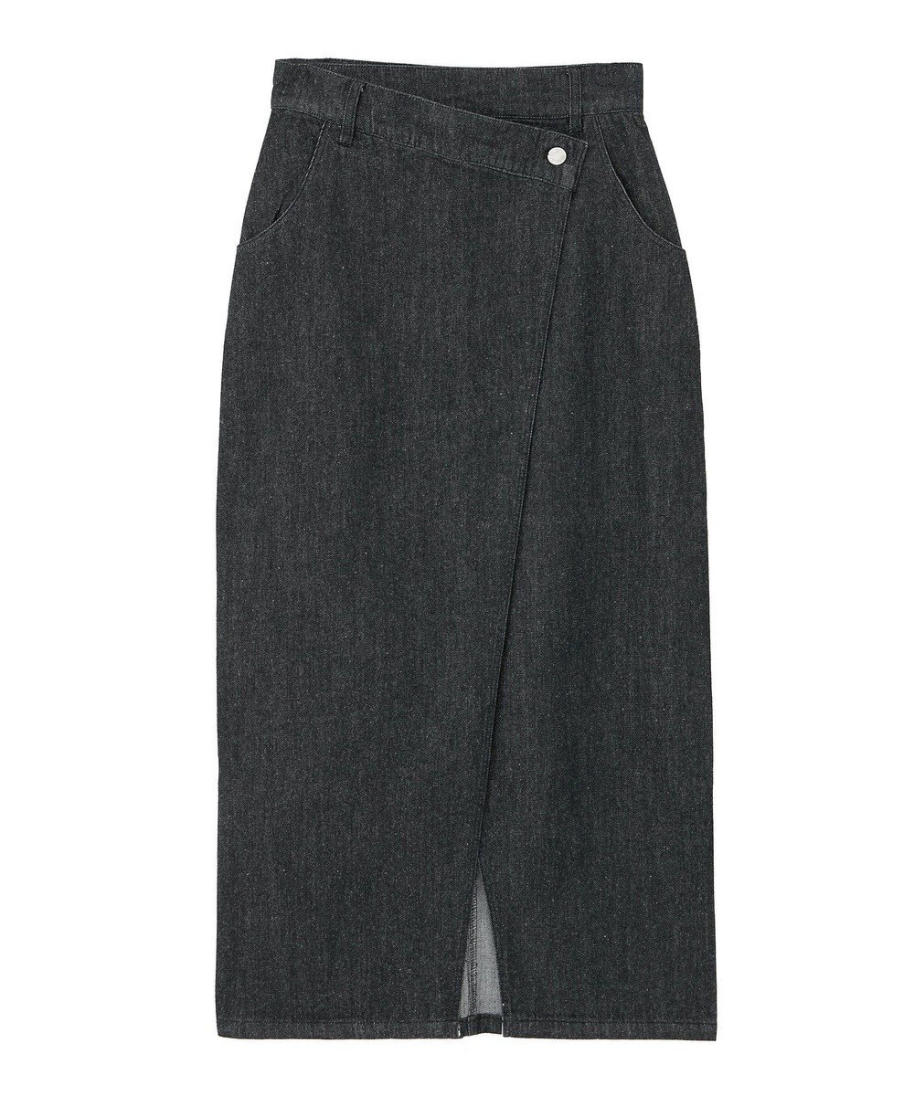 CRAFT STANDARD BOUTIQUE ラップ風デニムスカート 