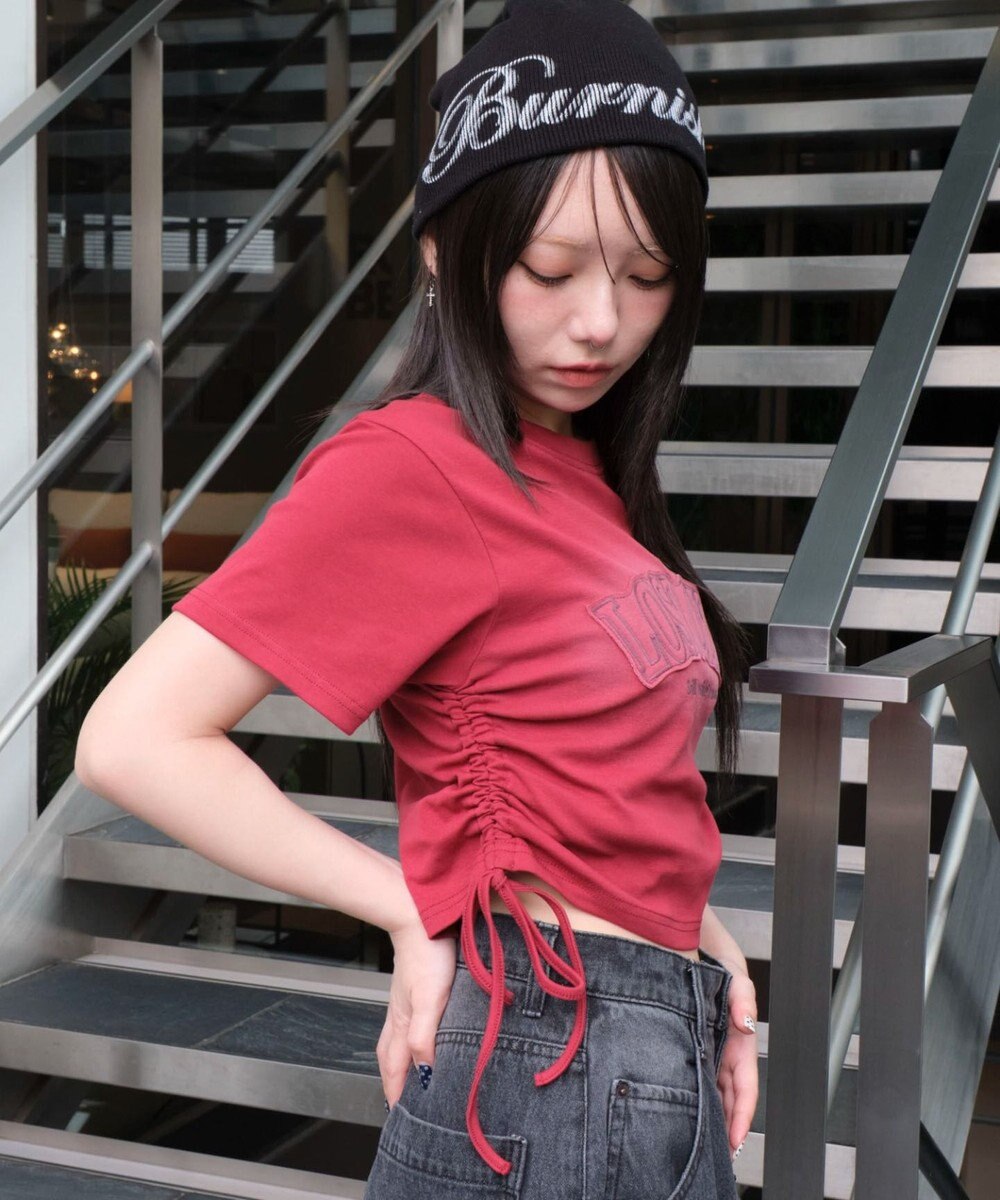 WEGO スプレーロゴドロストちびT 