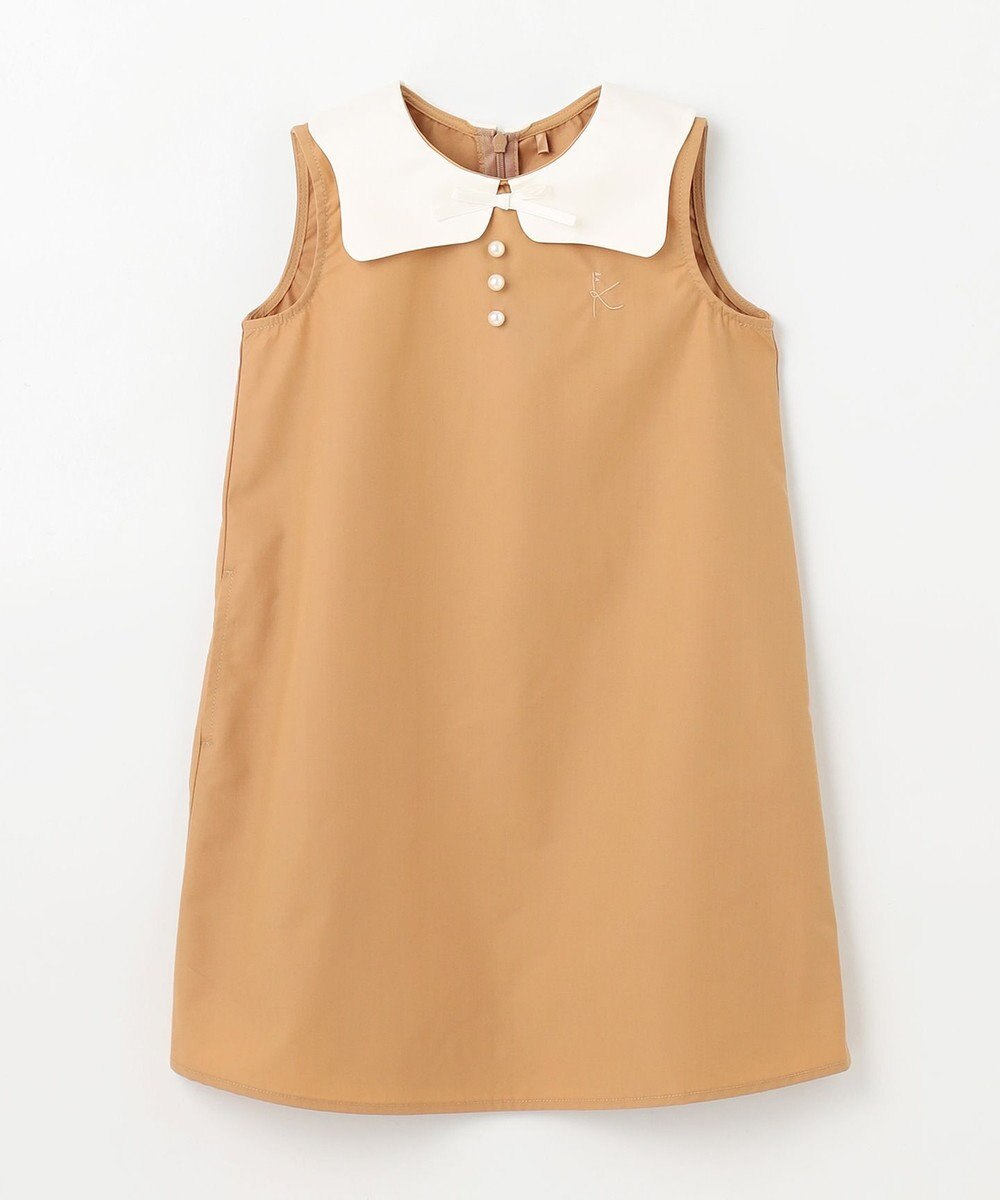 組曲 KIDS 【110-140㎝】カーブカラー ワンピース 