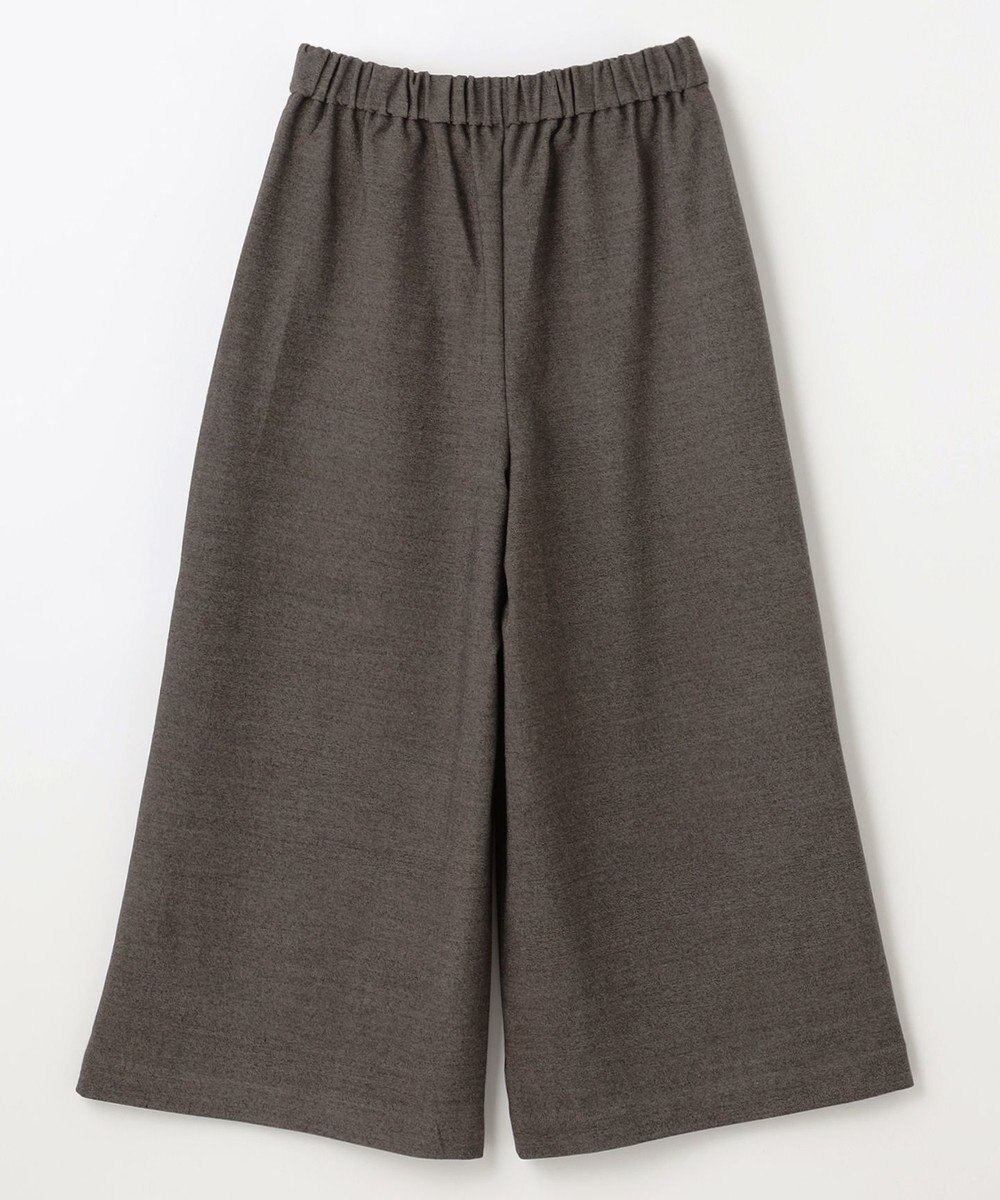 ANY 【洗濯機可/ウエストゴム】ライトツイードワイドパンツ 