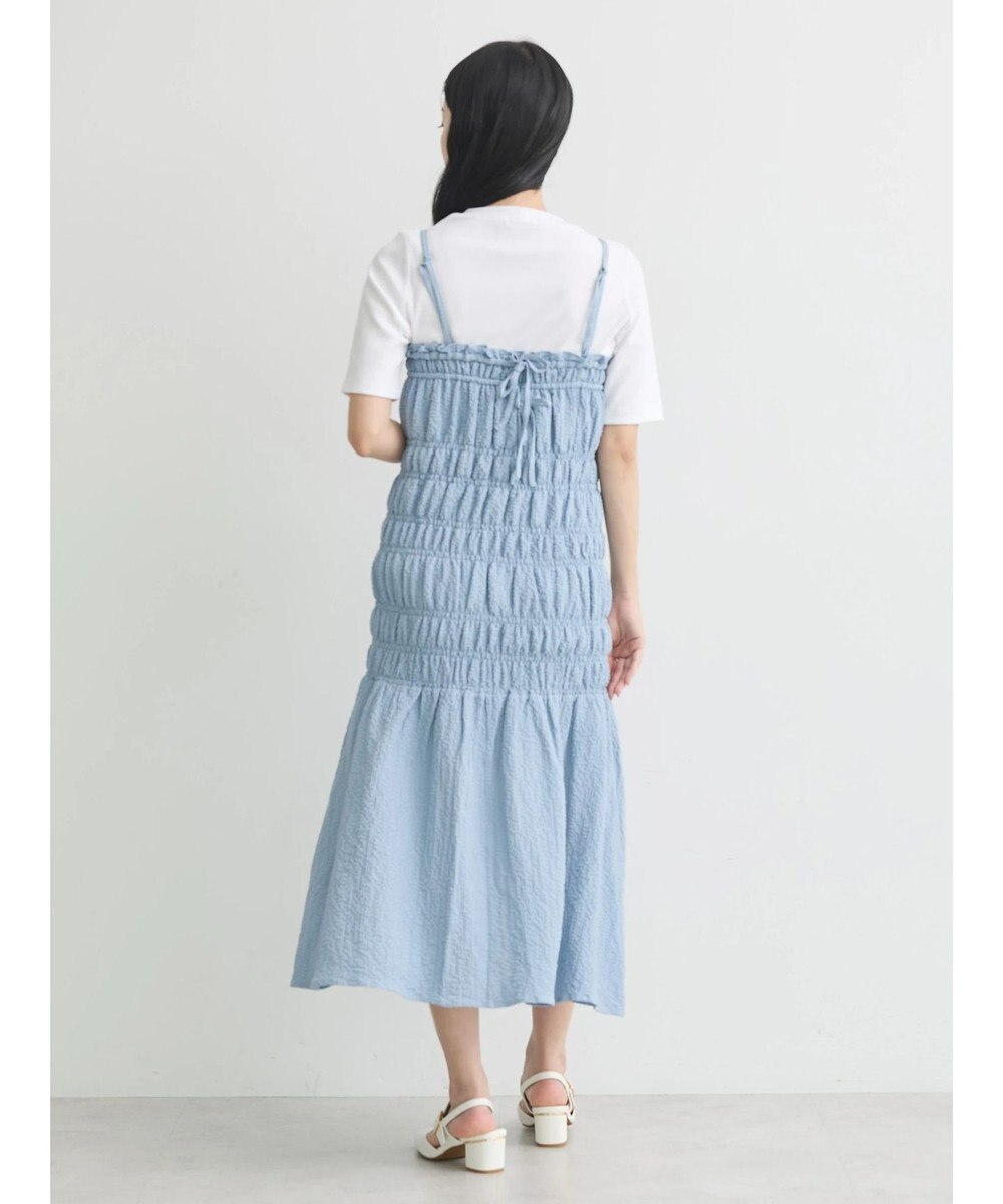 earth music&ecology ２ｗａｙシャーリングキャミワンピース 