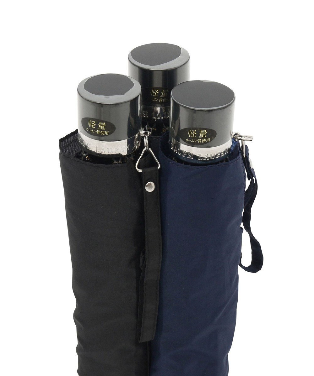 MOONBAT POLO RALPH LAUREN 折りたたみ傘 メンズ プレーン ワンポイント刺繍 大きめ60cm 