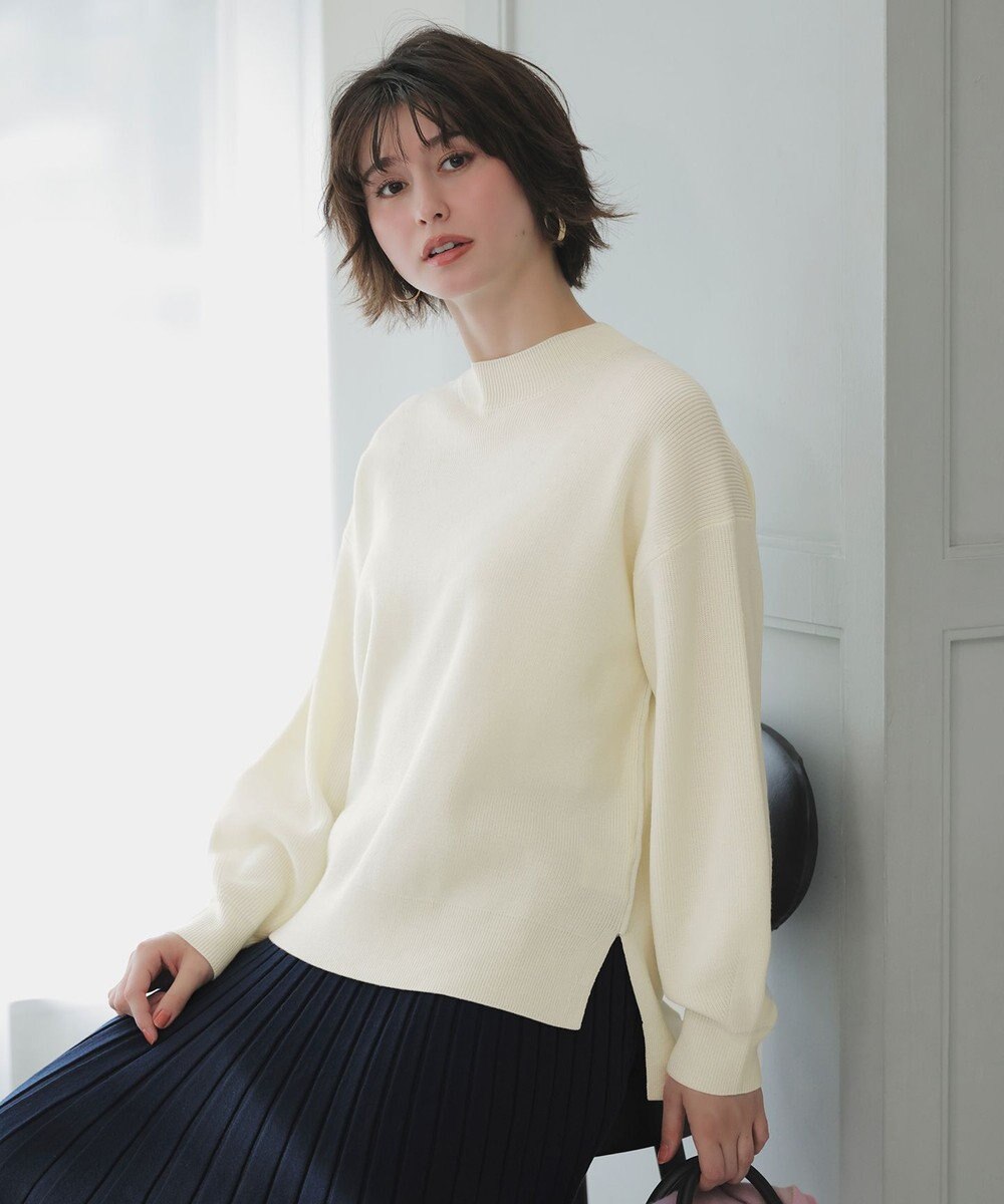 ANY SIS S ラインポイント ニット 