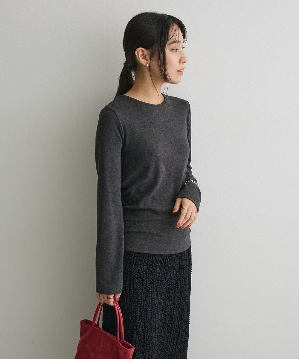 CRAFT STANDARD BOUTIQUE クルーネックバックメローカットソー 