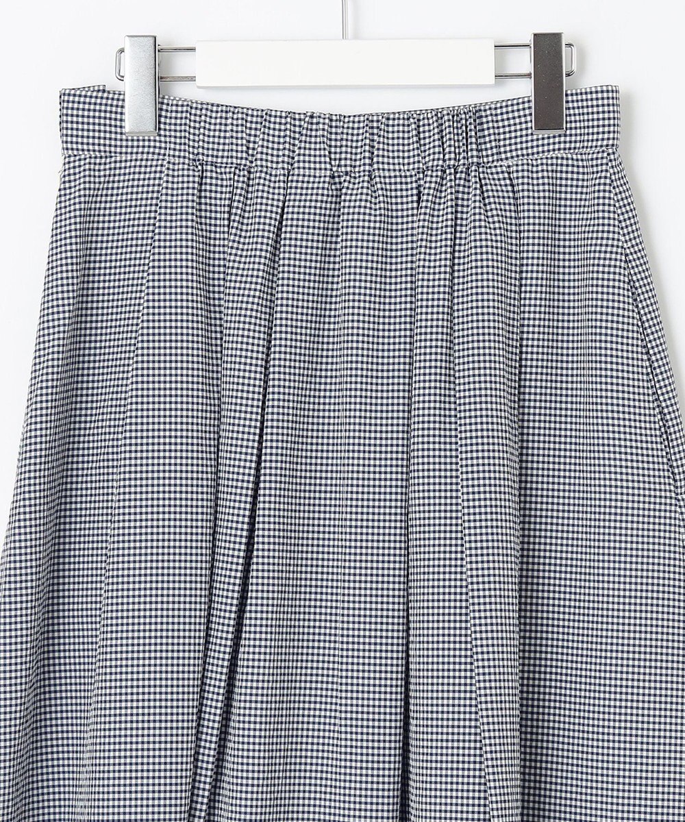 J.PRESS LADIES 【洗える】アセVis ギンガム スカート 