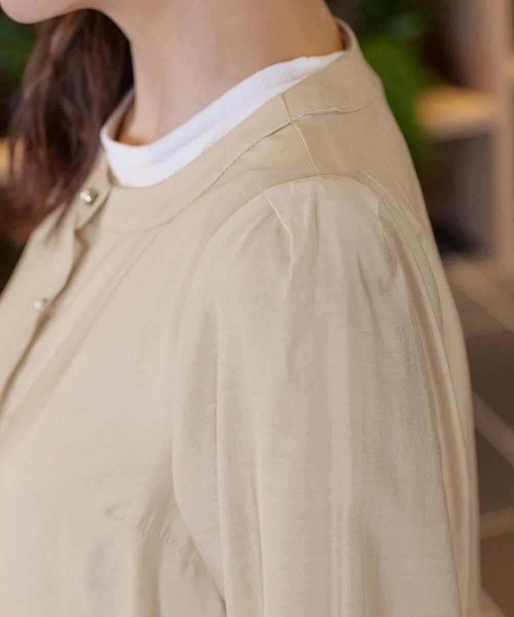 Tiaclasse パールボタンシアーブルゾン 