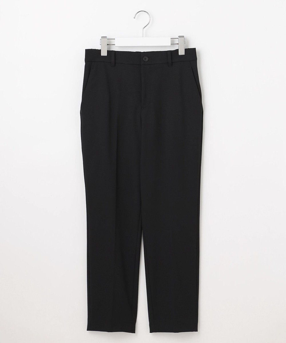 自由区 【撥水加工・洗える】TRギャバ裏起毛テーパード パンツ 