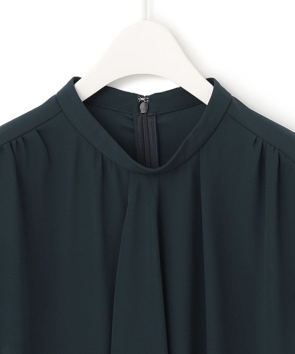 ICB 【洗える】 Back Satin Amunzen フリルブラウス 