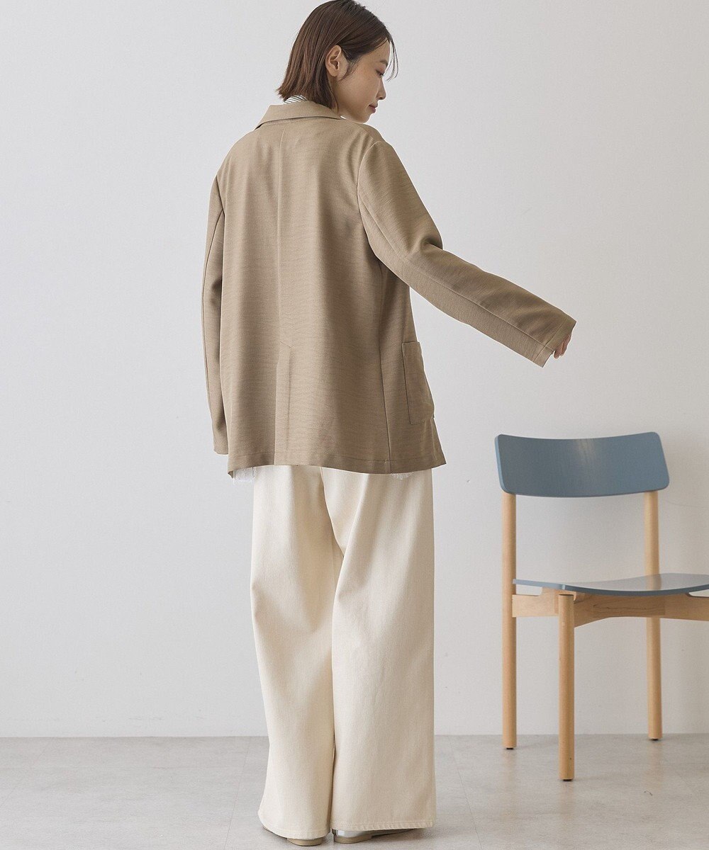 AMERICAN HOLIC リネンライクオーバーサイズジャケット 