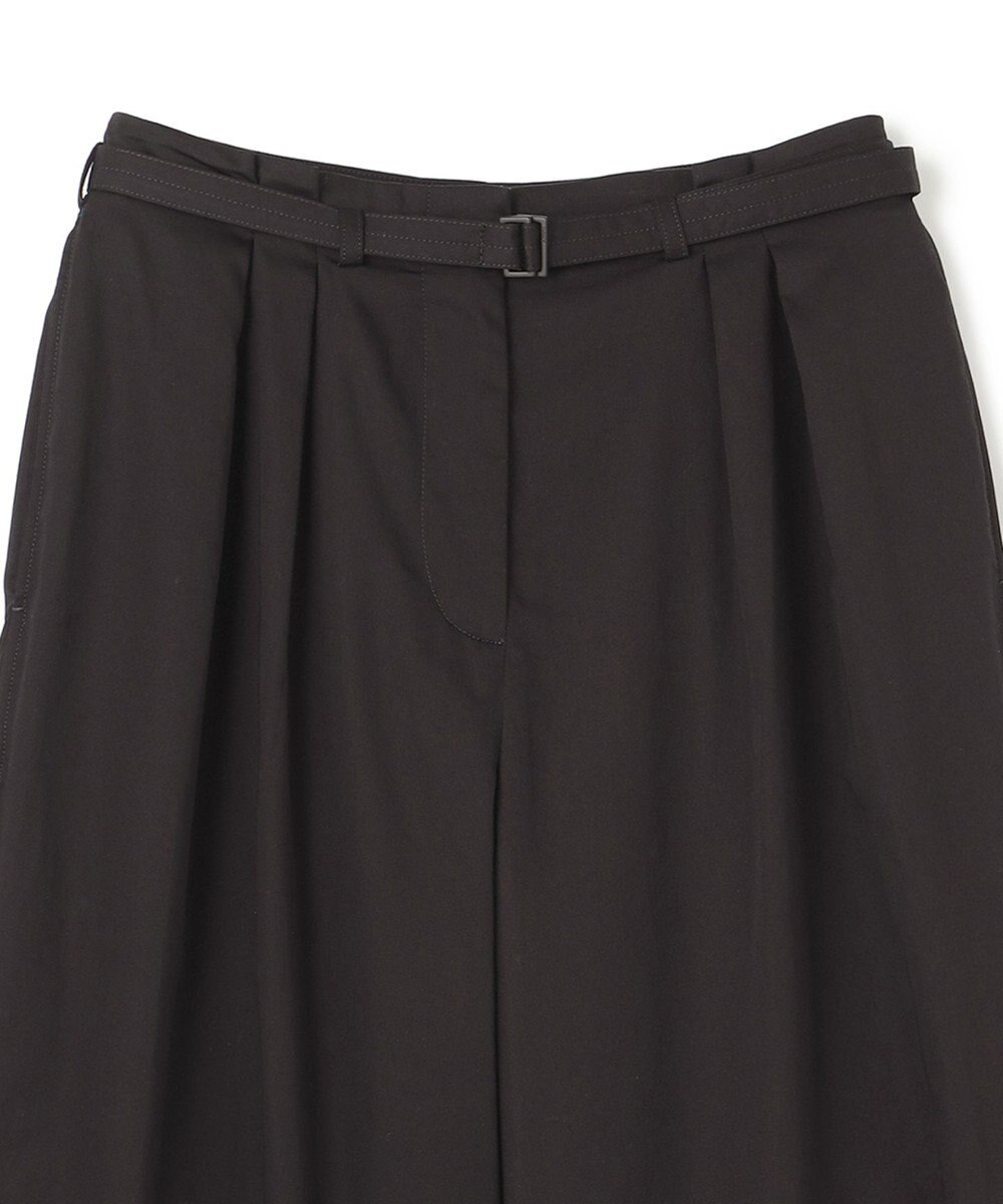 JOSEPH ライトコットンサテン　ワイドストレートトラウザーズ 