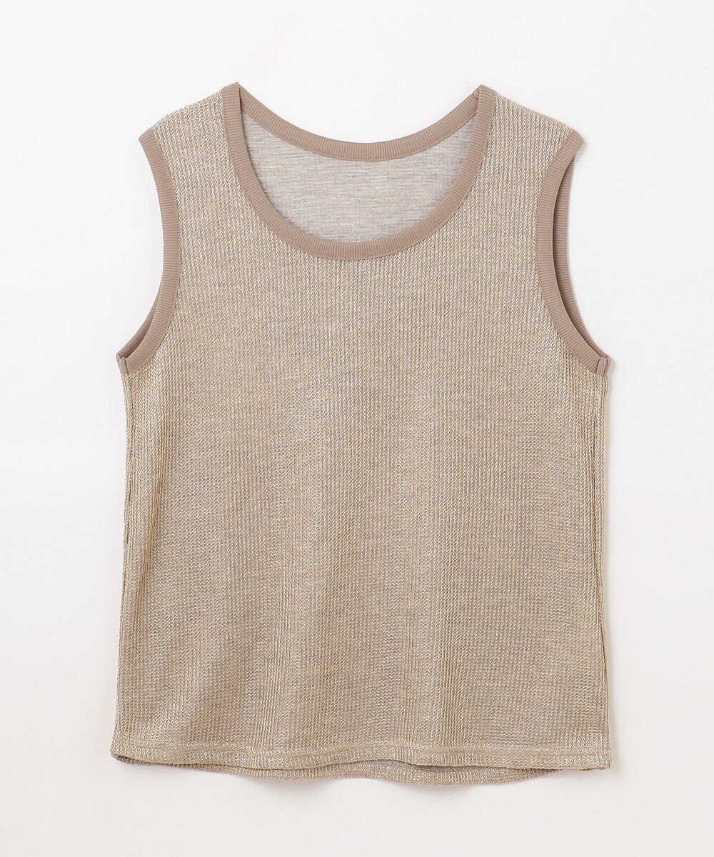 GRACE CONTINENTAL ラメカットトップ 