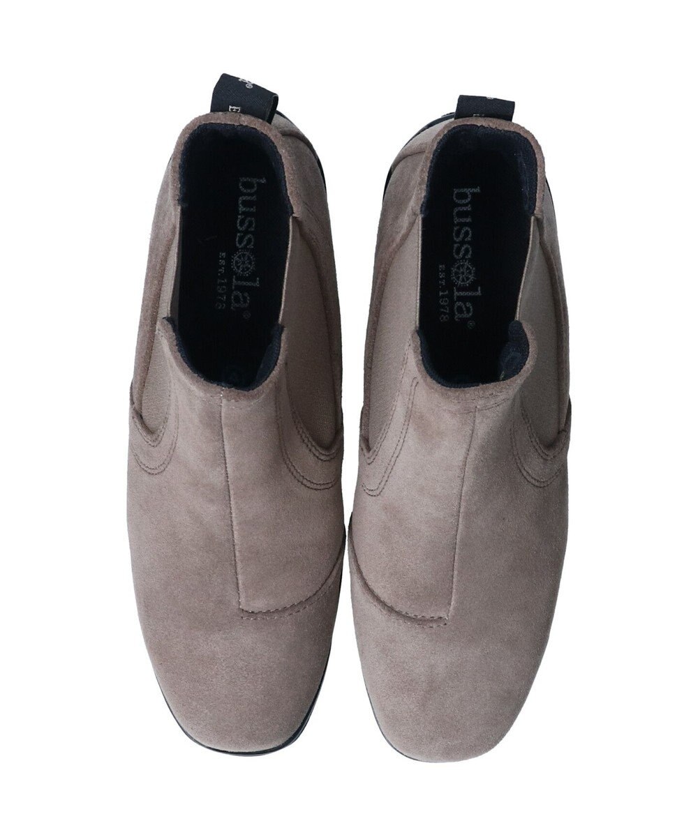 INTER-CHAUSSURES 【BUSSOLA】晴雨兼用サイドゴアレザーショートブーツ 