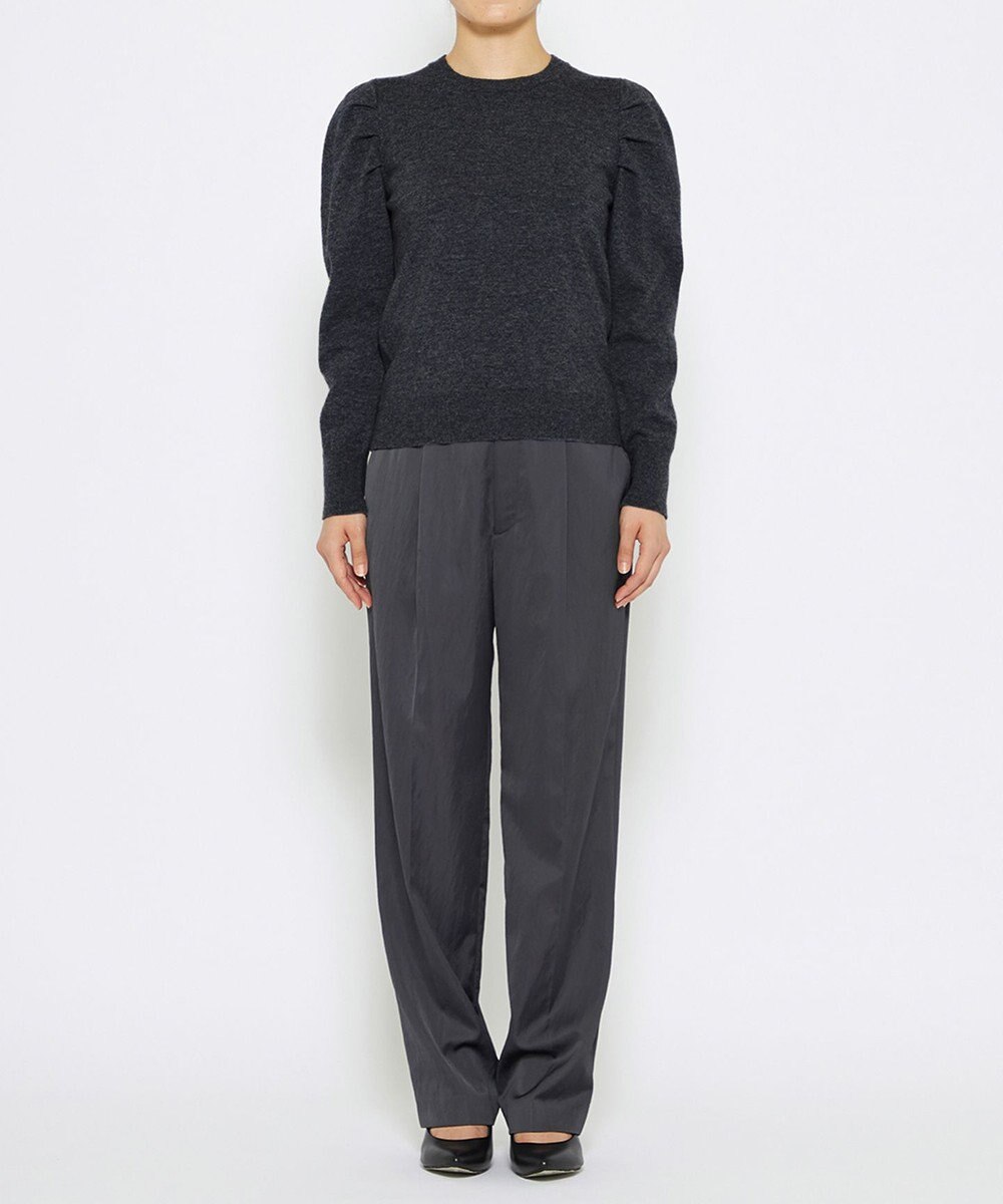 uncrave 【洗える】サテン ドロストパンツ（uncrave STANDARD） 