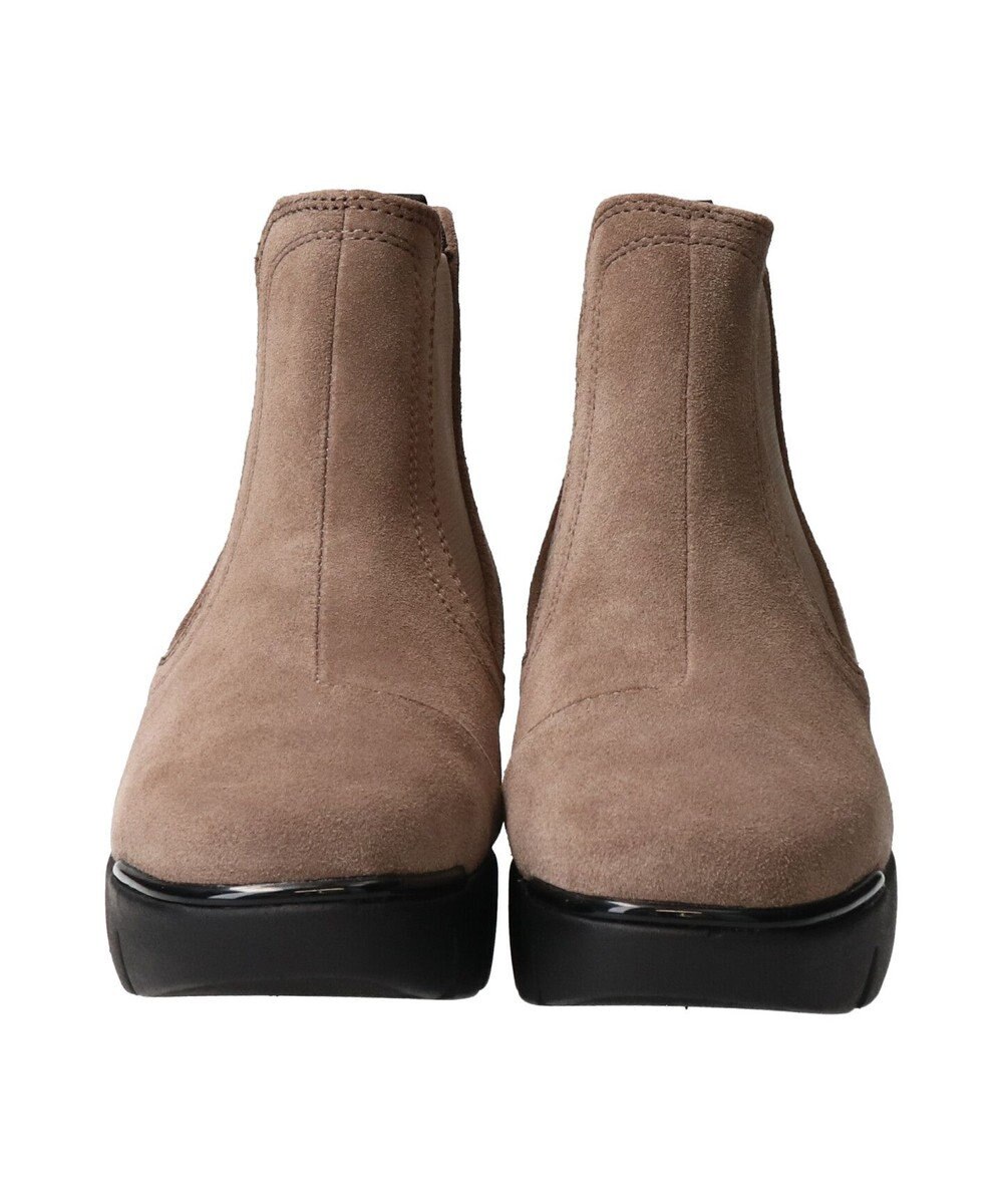 INTER-CHAUSSURES 【BUSSOLA】晴雨兼用サイドゴアレザーショートブーツ 