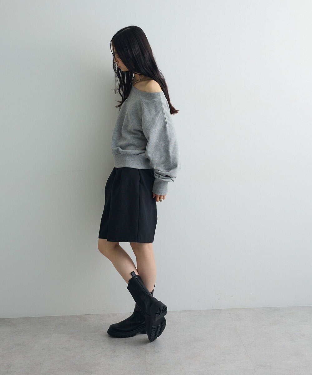 Green Parks オフショルスウェット 