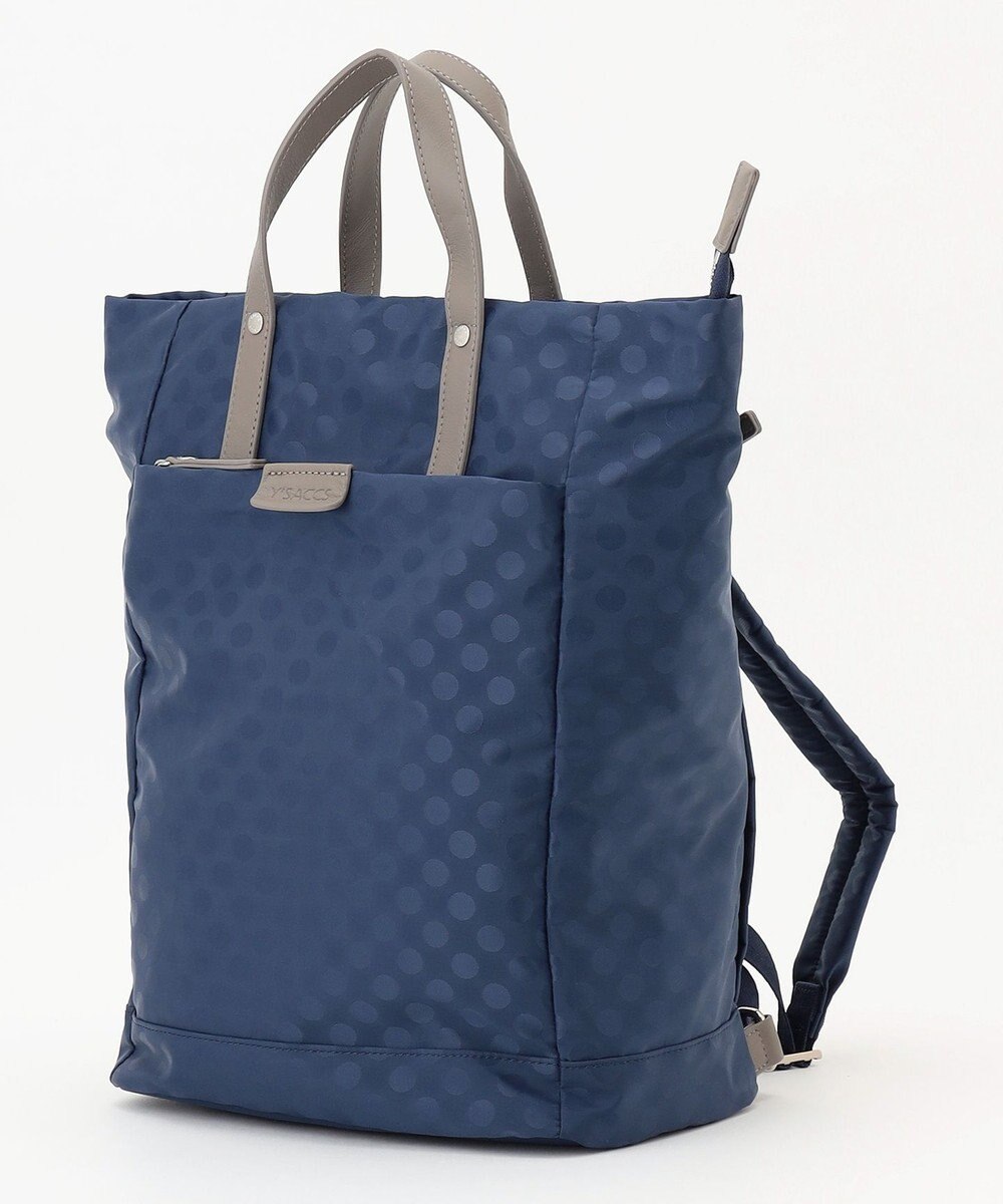 Y'SACCS ドットジャカード　トート型リュック 