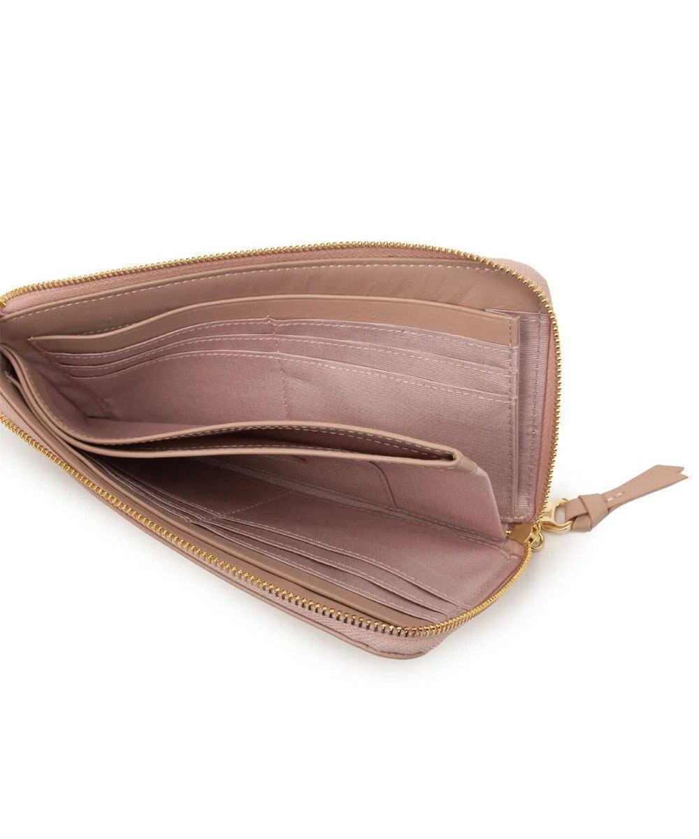 LANVIN en Bleu ペアル 薄マチLファスナー長財布 