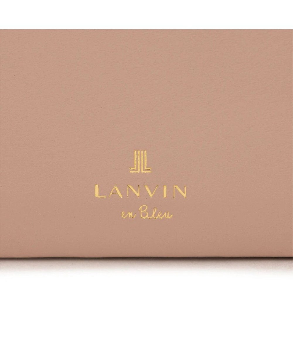 LANVIN en Bleu ペアル 薄マチLファスナー長財布 