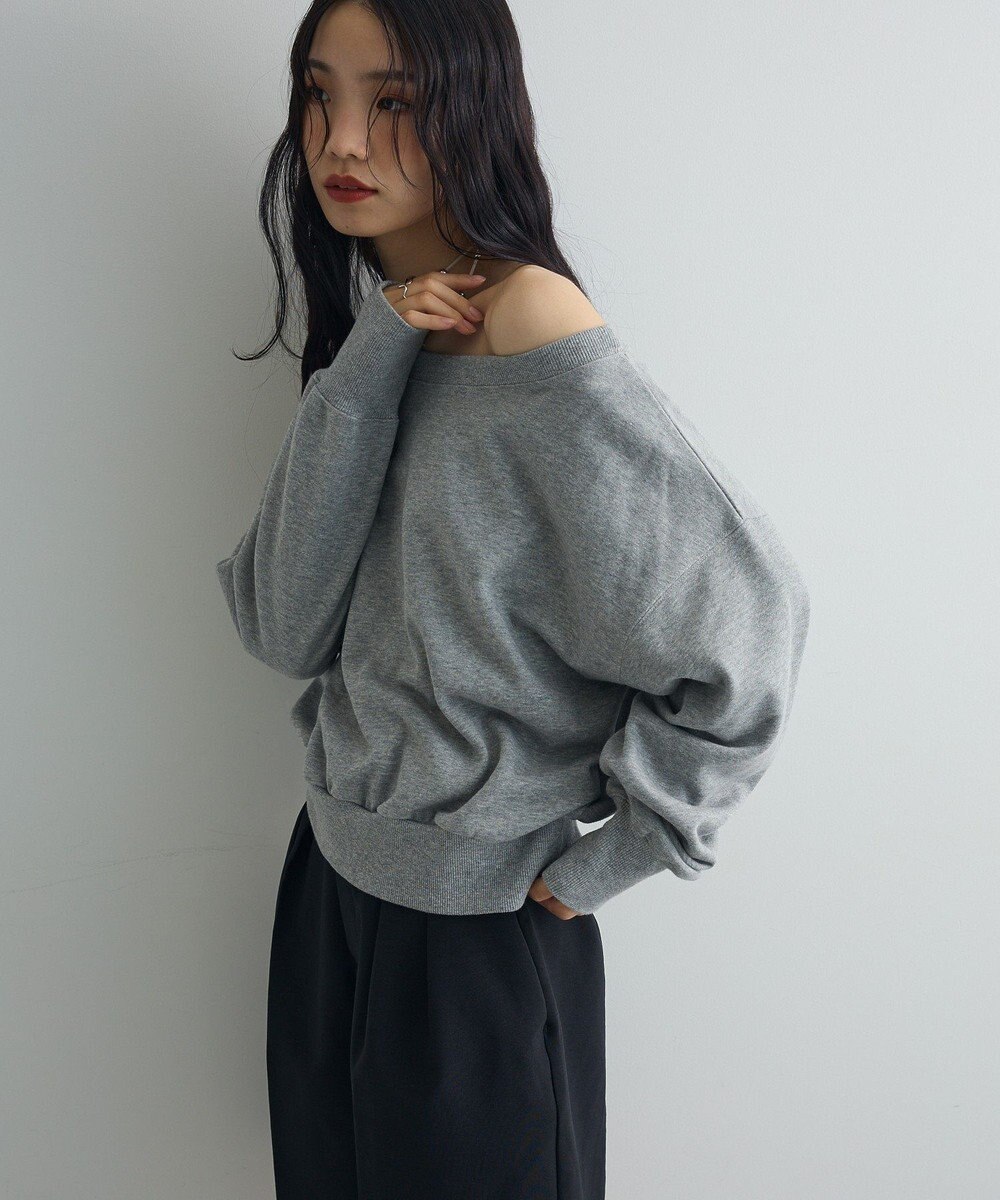 Green Parks オフショルスウェット 