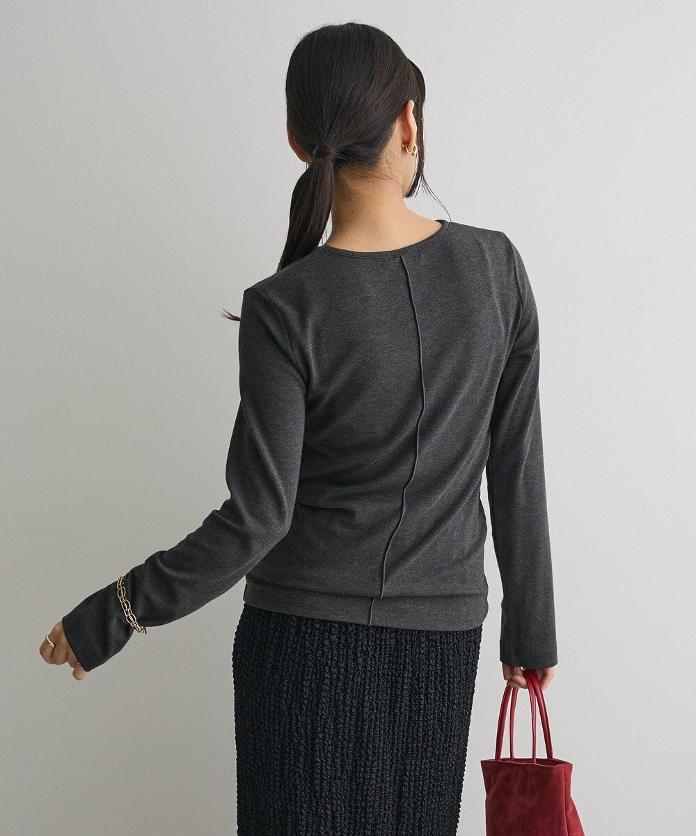 CRAFT STANDARD BOUTIQUE クルーネックバックメローカットソー 