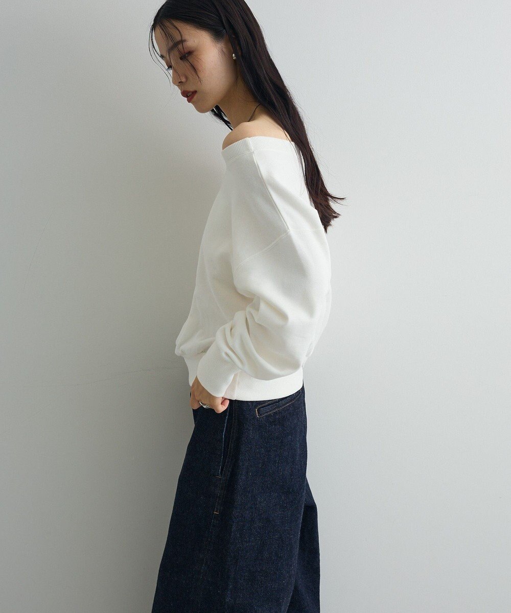 Green Parks オフショルスウェット 