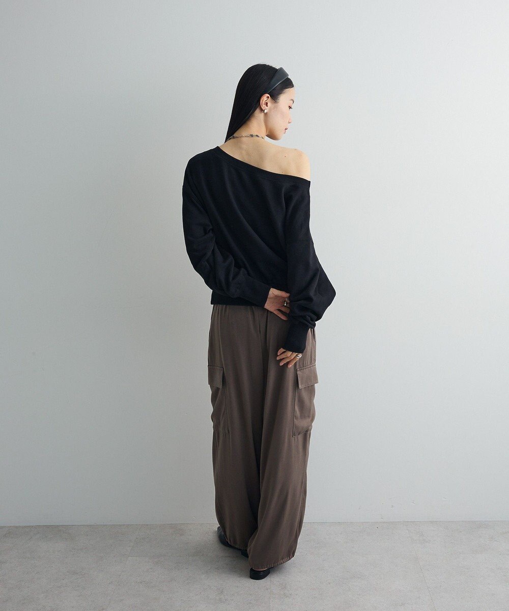 Green Parks オフショルスウェット 