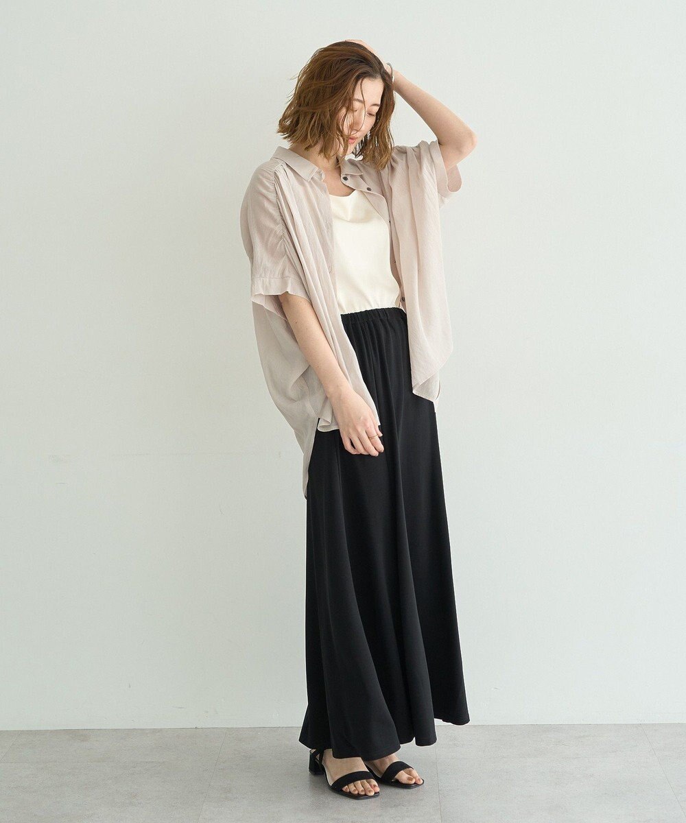 YECCA VECCA 【接触冷感】カットマーメイドスカート 