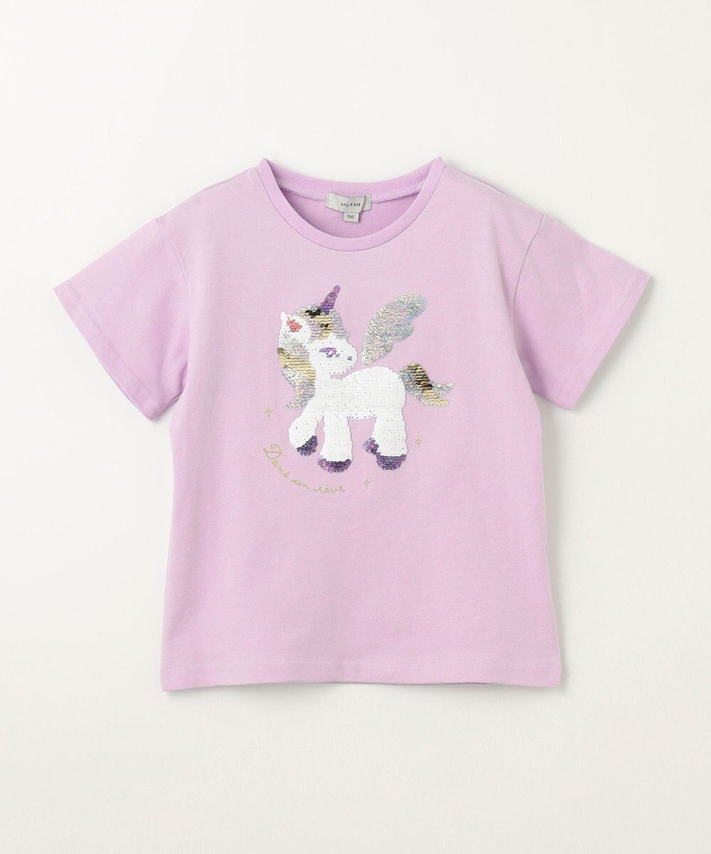 ANY KIDS ミラクルスパンコール 半袖 Tシャツ 