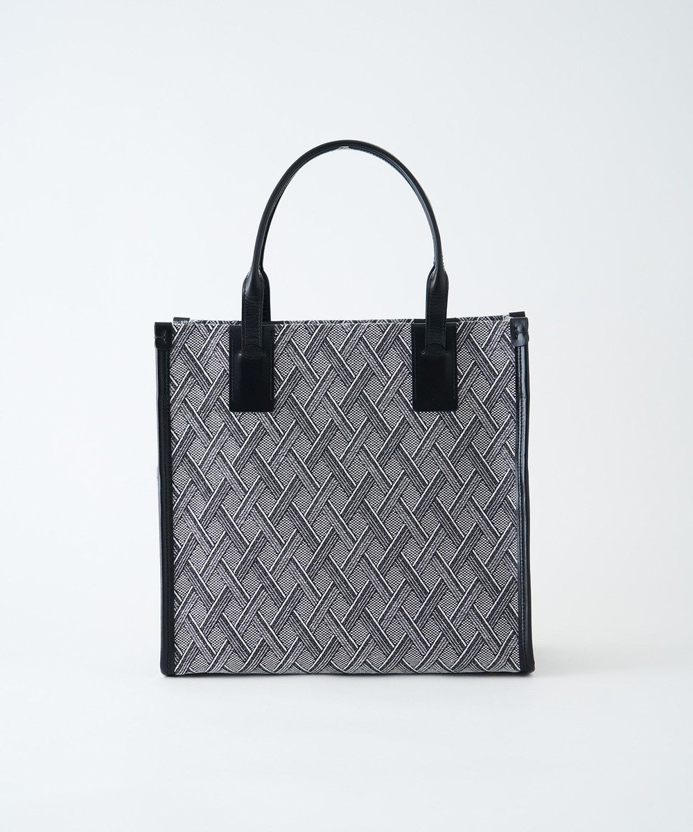MIYABIYA LAQUOH クロス柄ジャガードトートバッグ S 