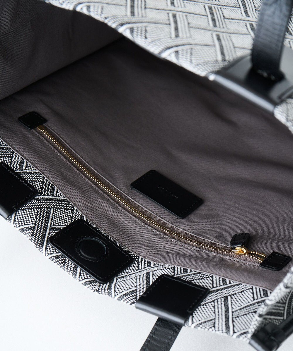 MIYABIYA LAQUOH クロス柄ジャガードトートバッグ S 