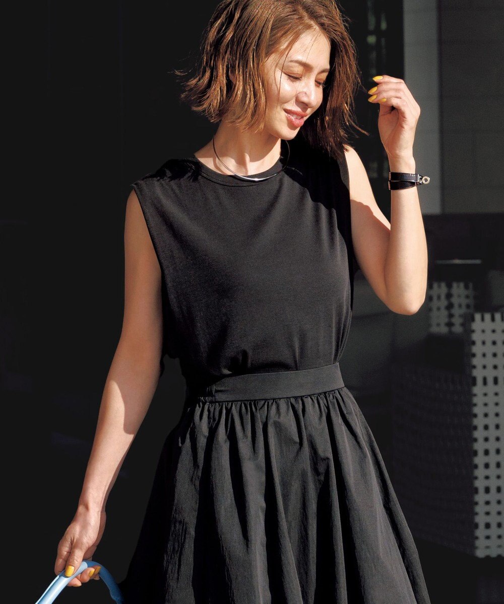 UNFILO ドライタッチフライス ノースリーブT 