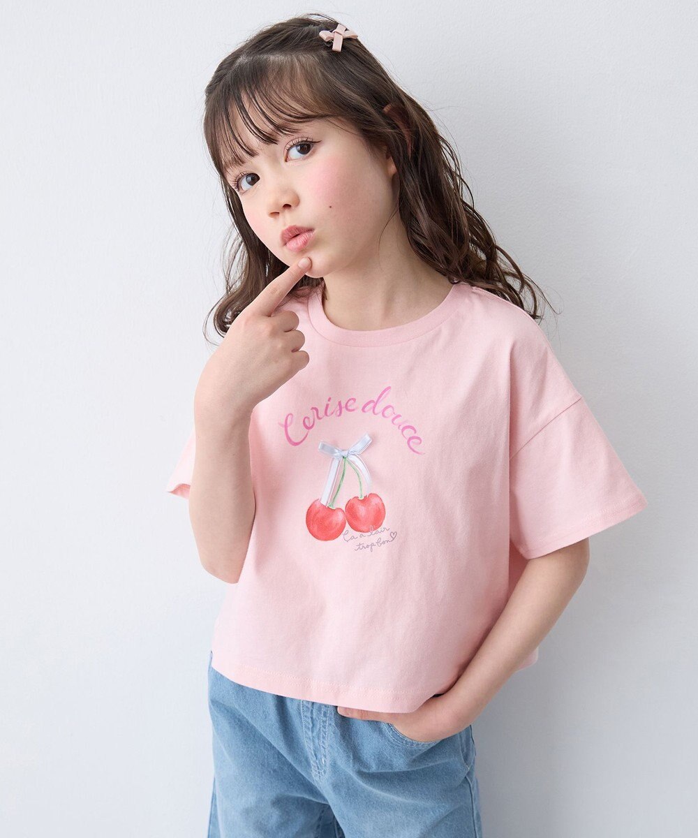 ANY KIDS 【綿100%】オーバーサイズ 半袖Tシャツ 