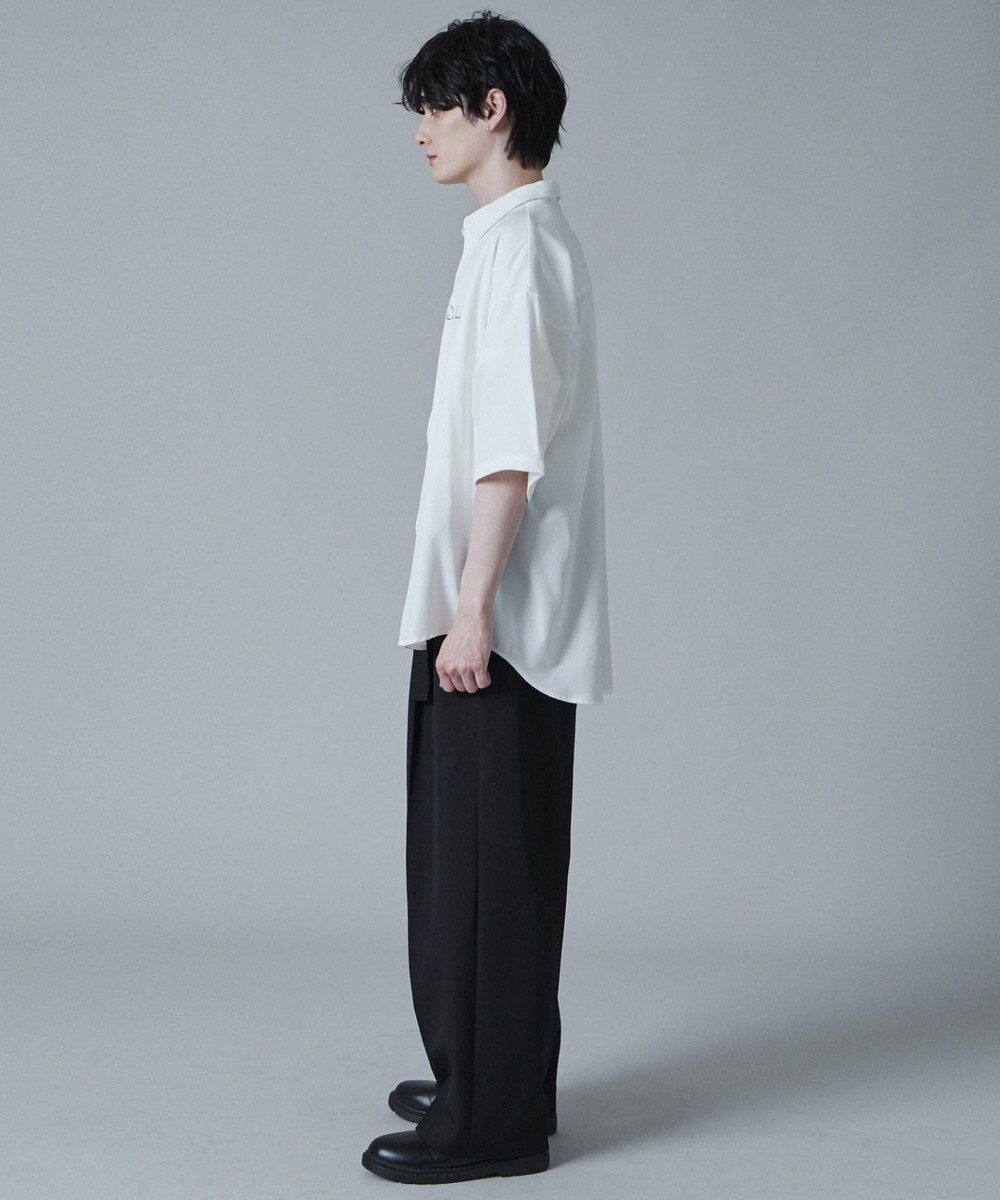 WEGO アムンゼンワンポイントBIGシャツ（S） 