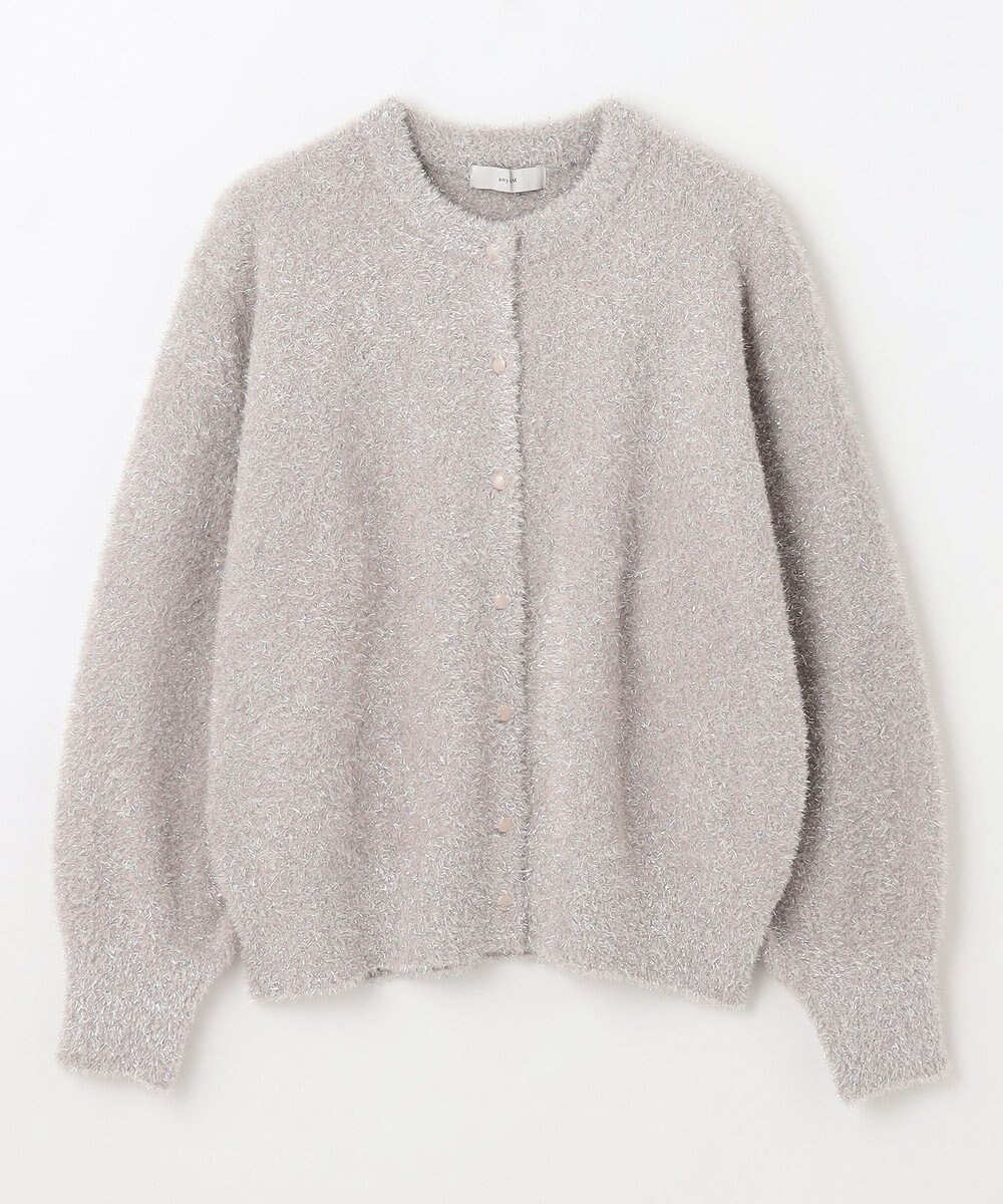 ANY シャイニーニットカーディガン 