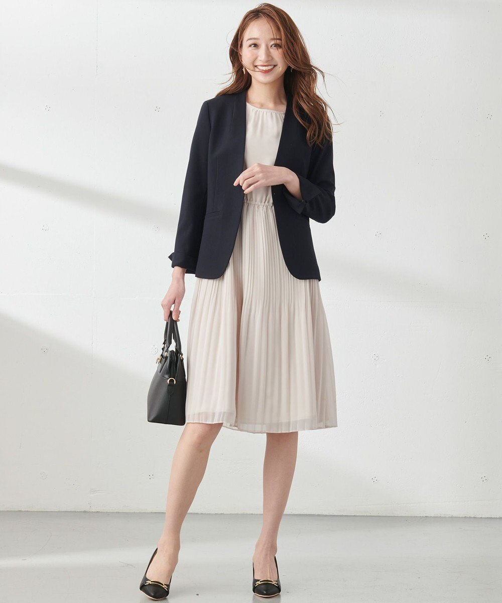 ANY SIS 【洗える】フェミニンプリーツ ワンピース 